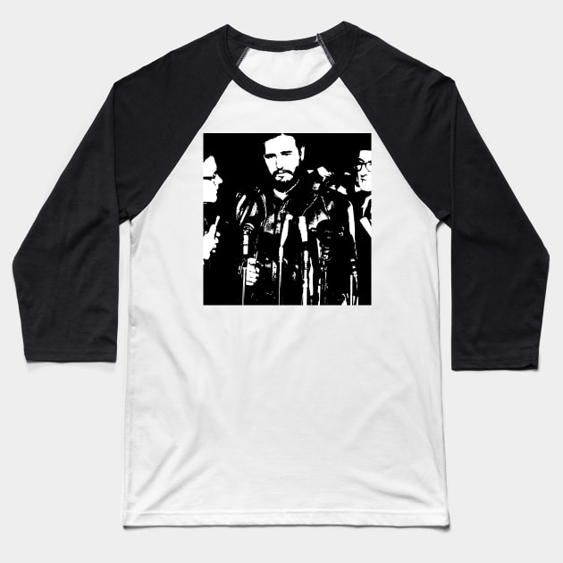 Fidel Castro Baseball T-Shirt by truthtopower